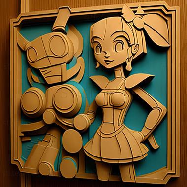 3D модель Дженні Вейкман із «Життя та пригод робо-підлітка». (STL)